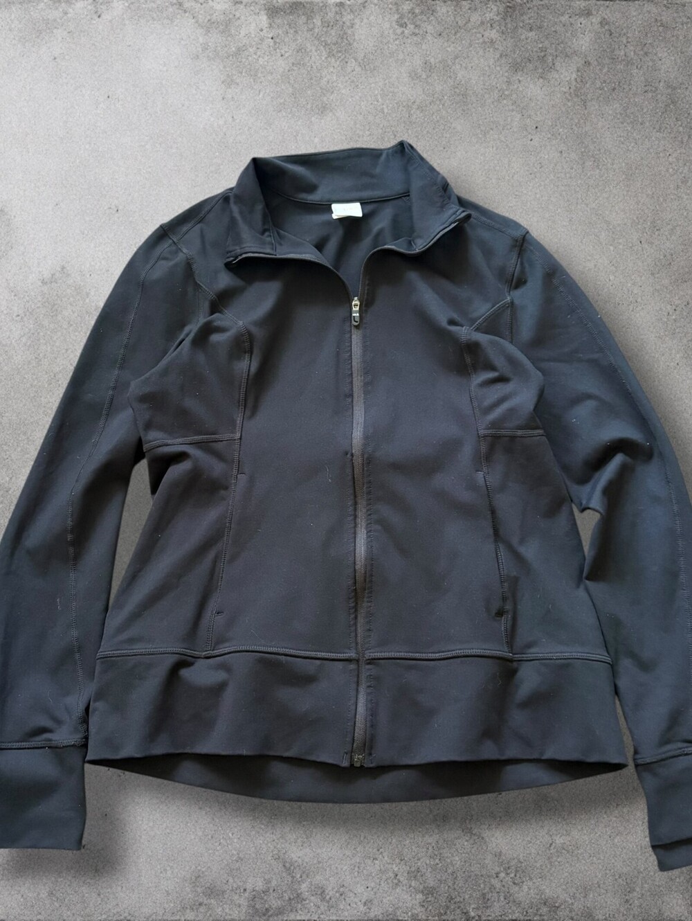 Lole Full Zip Black Track Jacket Womens Medium Vintage Activewear Athleisure